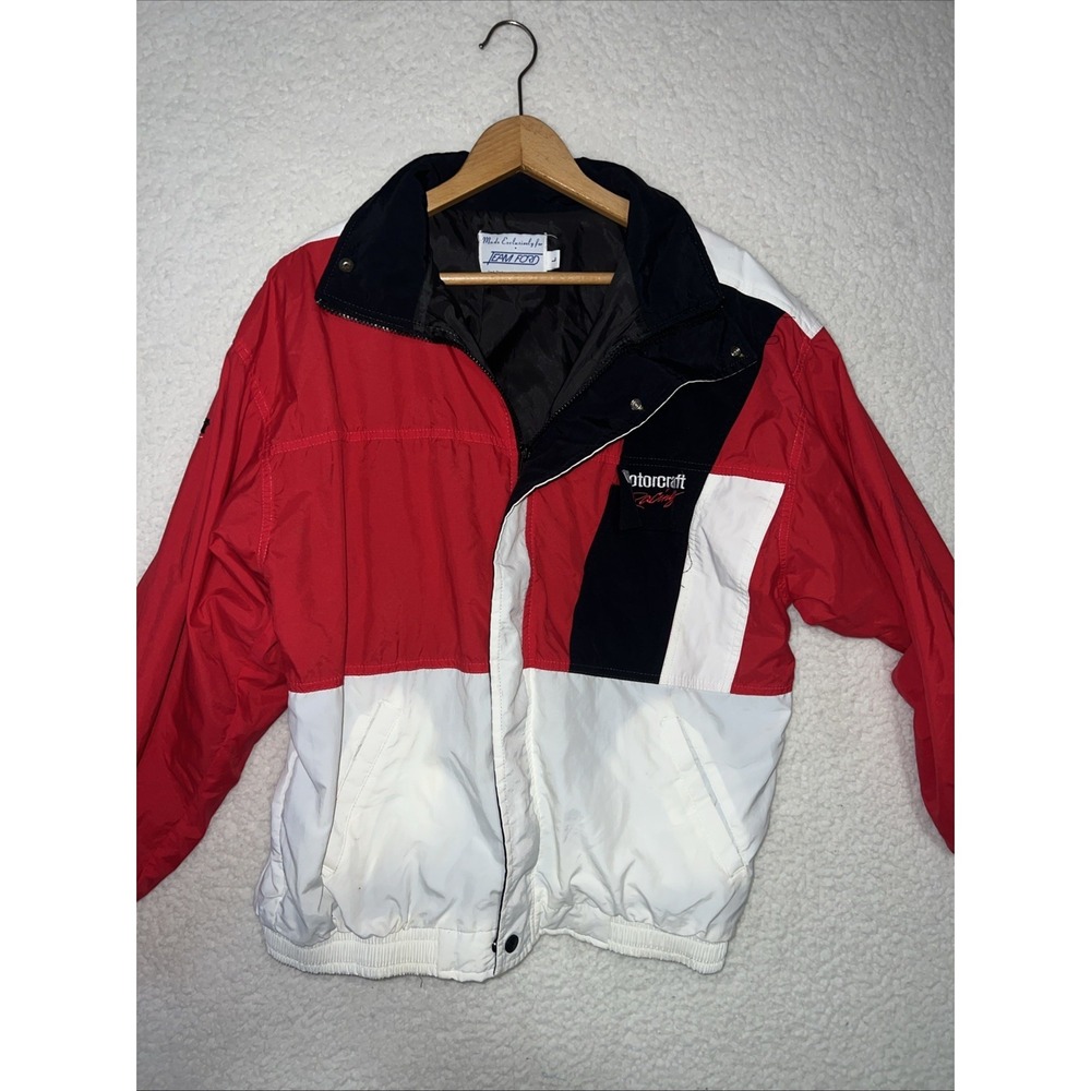 Vintage‎ team Ford men's large Motorcraft racing Full Zip